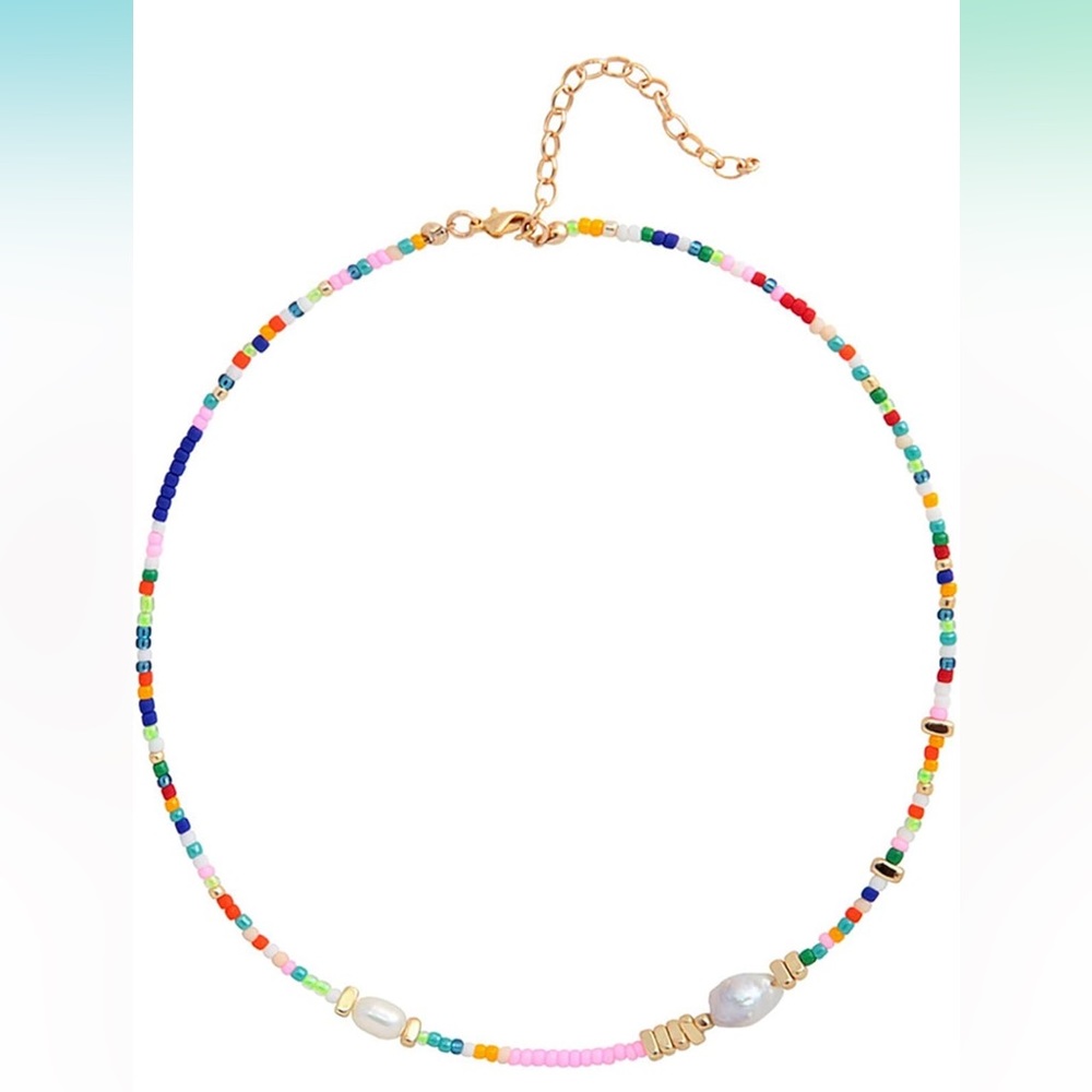 Colorful beaded necklace